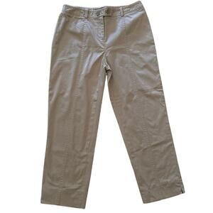 Anne Klein Khaki Capri Pants